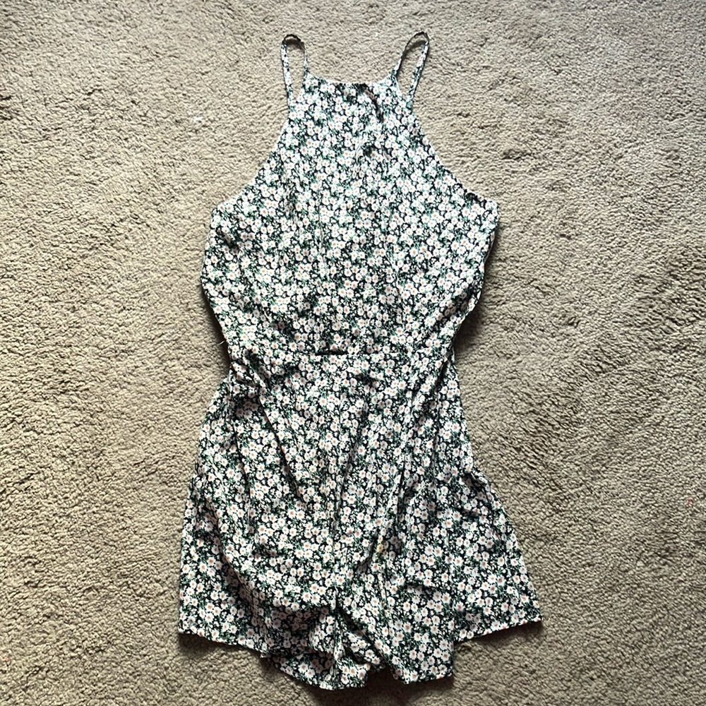 Floral romper dress